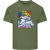 LGBT Live With Pride Unicorn Gay Pride Awareness Unisexs Light Cotton TShirt