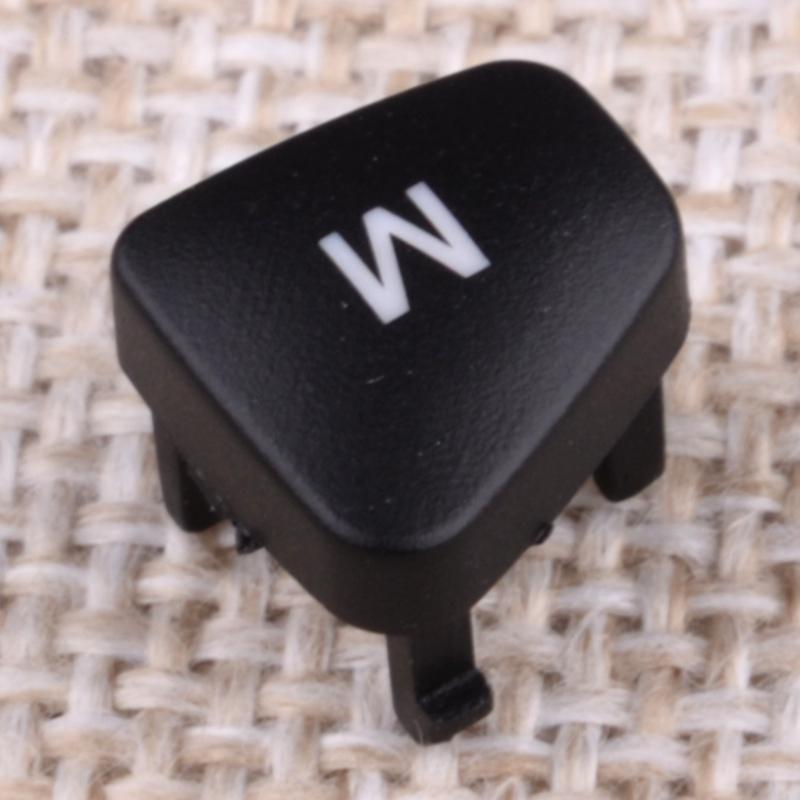 1 Pair Car Steering Wheel Left Right Audio Volume M ON Buttons Fit for Ford Escort Fiesta MK7 MK8 ST Ecosport 2013 Black