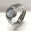 Used SEIKO 4N21-1130 Silver x Light Blue Quartz Watch