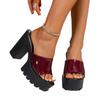 Fashion Ladies Shoes 2025 Hot Sale Open Toe Women's Slippers Fashion Outdoor Dress Summer Versatile Plus Size Best Seller Heels Women