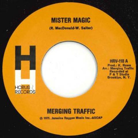 

7inch Record MERGING TRAFFIC - Mister Magic / Tonight HRV118 Horus UK 1975 UK Reggae, Ska & Dub