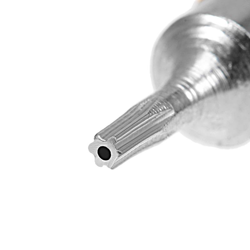 4pcs Torx Screwdriver Bit Set S2 Steel 1/4" Hex Shank T6 T9 Magnetic Security Torx Screwdriver Bits Hand Tools