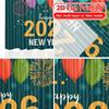 2D Flat Printing  2pcs  Celebration Popular Curtains&Window Treatment Polyester Curtains Outdoor Decorations Decorative for