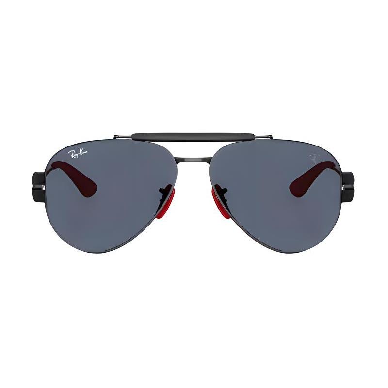 RAYBAN Square Sunglasses Unisex Couple Style Multicolor 58 0RB3743M-