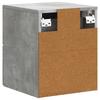 Wall Mounted Nightstand 2 pcs Concrete Grey 34.5 x 33 x 40 cm