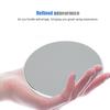 10W Ultra thin Round Wireless Intelligent Fast Charger Transmitter Charging Pad(Gray )