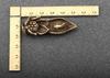Antike Bronze Lotus Karpfen Schreibtischdekorationen Räuchergefäß Vintage Kupfer Tischornament Heimdekoration Handwerkszubehör