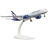 1/300 Scale 20cm A350 Russia Airplane Model Toy Kit Diecast Metal Airplane Model with Stand for Collections and Displays or Gift