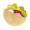 28PCS Felt Food Burger Sandwich Food Set Kids Montessori Preschool Educational Toy Kitchen Role Playing Gifts Plush Toy