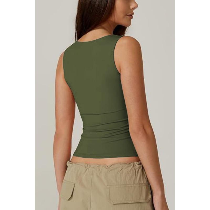 DAFIFY Dámská móda Ležérní Léto Jaro Jednobarevný potisk Halenky a košile bez rukávů