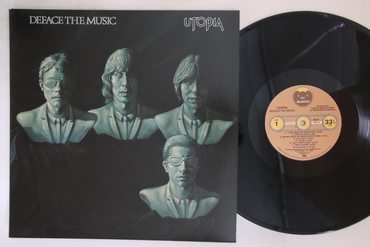 

LP Record UTOPIA - Deface The Music RNLP70873 BEARSVILLE 1987 US Rock Used