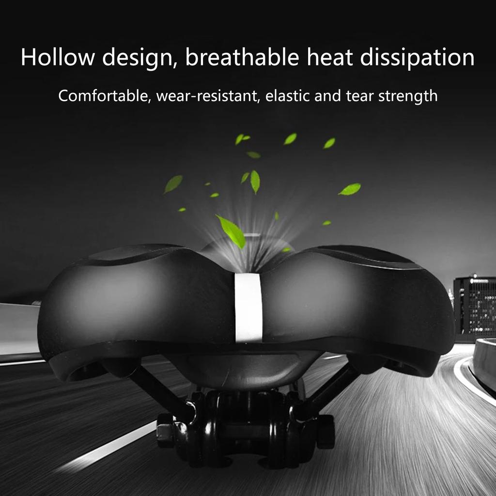 Nonslip Breathable Bike Saddles Seats Pad Replacement Soft Bike Seats Cushions Silicone Bicycles Saddles Easy to Install