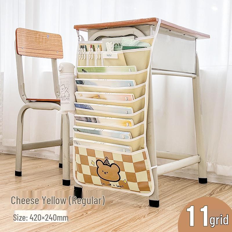 Fresh Color Hanging Book Bag & Desk Organizer for High School Students
