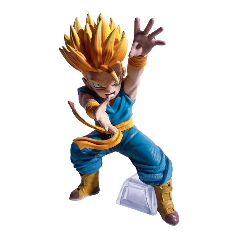 15cm Dragon Ball Figure Son Gohan Trunks Action Figures Anime Collection PVC Statue Model Doll Ornaments Collection Toys Gifts