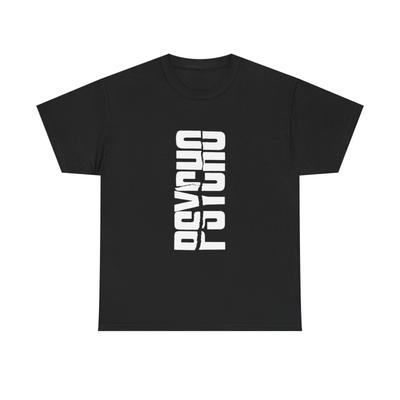 Psycho Grafik T-Shirt Herren Damen T-Shirts Top Unisex Schwer Baumwolle T-Shirt