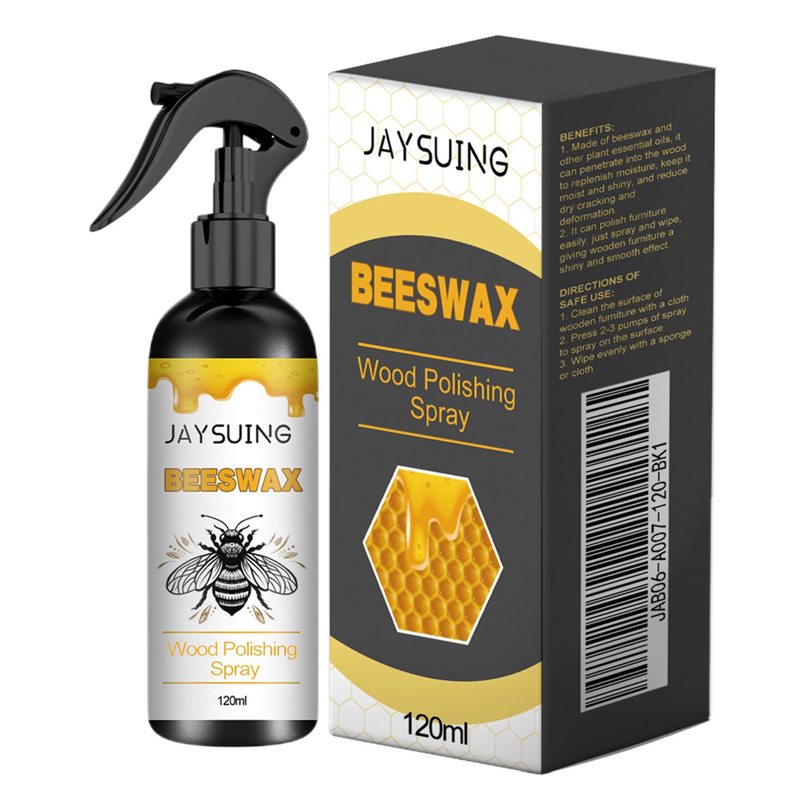 

Полироль для мебели Спрей с пчелиным воском Водостойкий Спрей с натуральным пчелиным воском для дерева Полироль для мебели Восстановление царапин и потертостей Полировальная жидкость 1pc