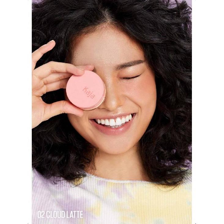 Kaja 3-In-1 Blendable Sculpting Trio -10g, With Mango Seed Butter, Cream Bronzer Powder Blush Highlighter Trio, Blendable Multi-Texture Formula,