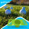 Golf Putting Cup Floor Plastic Putt Practice Hole Reusable Golfer Trainer Golfing Skill Home Office Garden Accessories