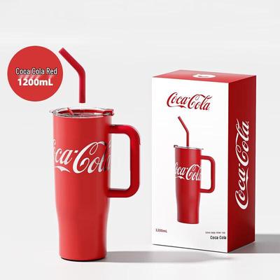 NONOO Coca-Cola 1200ml Μεγάλο Θερμικό Ποτήρι με Καλαμάκι