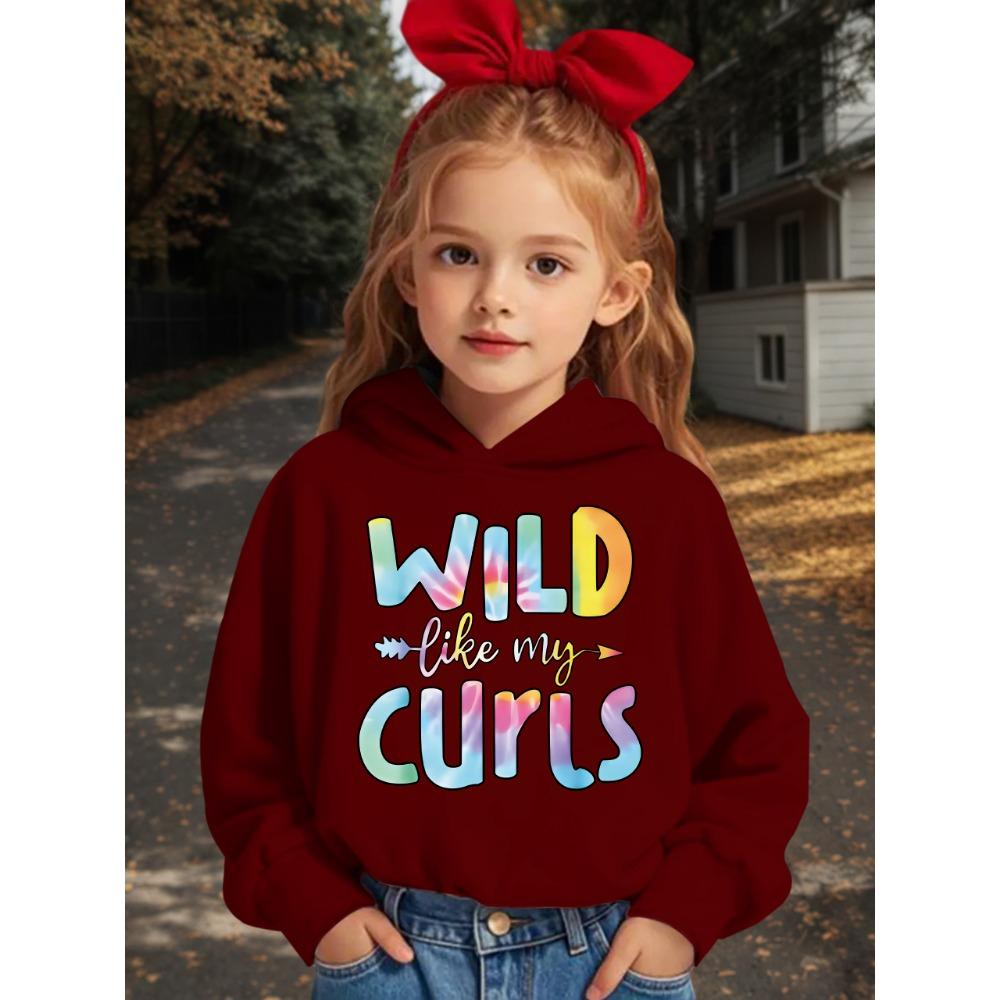A Hooded Sweatshirt For Girls, A Fashionable Autumn Style, With A Casual And Simple Design, Is Suitable For Children's Outdoor T
