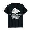 Mozzarella Sticks Cheese Stick Bread T Shirt Black Vintage Stretched Graphic Designer Clothes Top For Everyday Wear