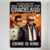 300 Mith (Likely Miles) To Graceland Movie Poster Metal Tin Sign - Kevin Costner, Elvis - Style Jumpsuit Men, Crime Is King Vint