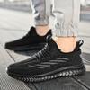 Men's Shoes 2025 New Fly-woven Mesh Shoes Coconut Shoes Large Size Lightweight Sports Casual Shoes Soft-soled Running Trendy Shoes