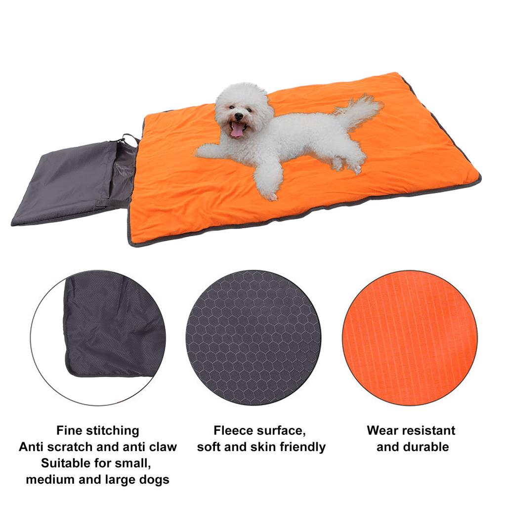 Outdoor Pet Mat Reversible Waterproof Machine Washable Portable Dog Sleeping Pad for Puppy Camping Travel