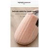 Men's Cotton Slippers for Winter Living Indoors, Anti Slip and Warm Woolen Cotton Shoes for Women In Winter