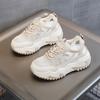 Mesh breathable shoes student casual sports shoes summer new versatile thick sole heightening single shoes white shoes