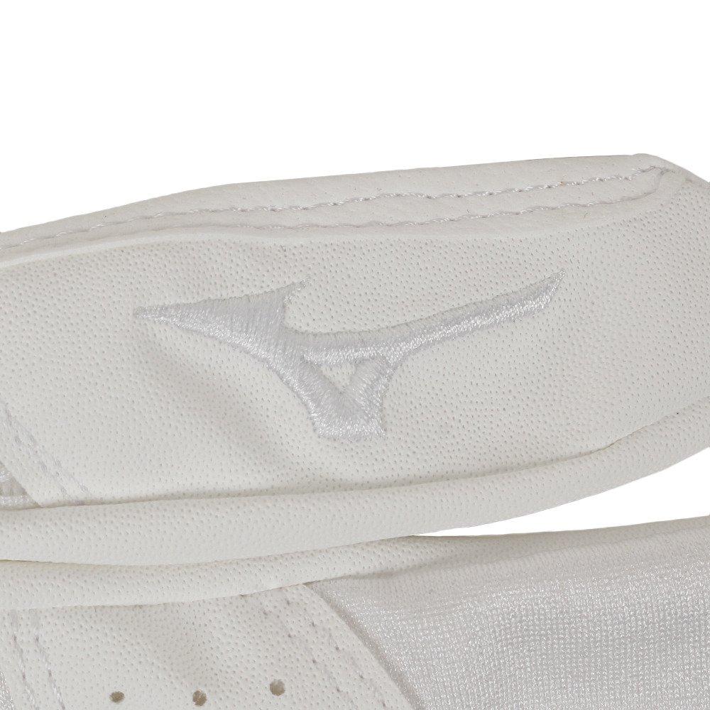 Mizuno Mizuno Pro Fielding High School Baseball Rules White X White Size M Glove, Right-Handed, Compliant, (10), (24-25cm)