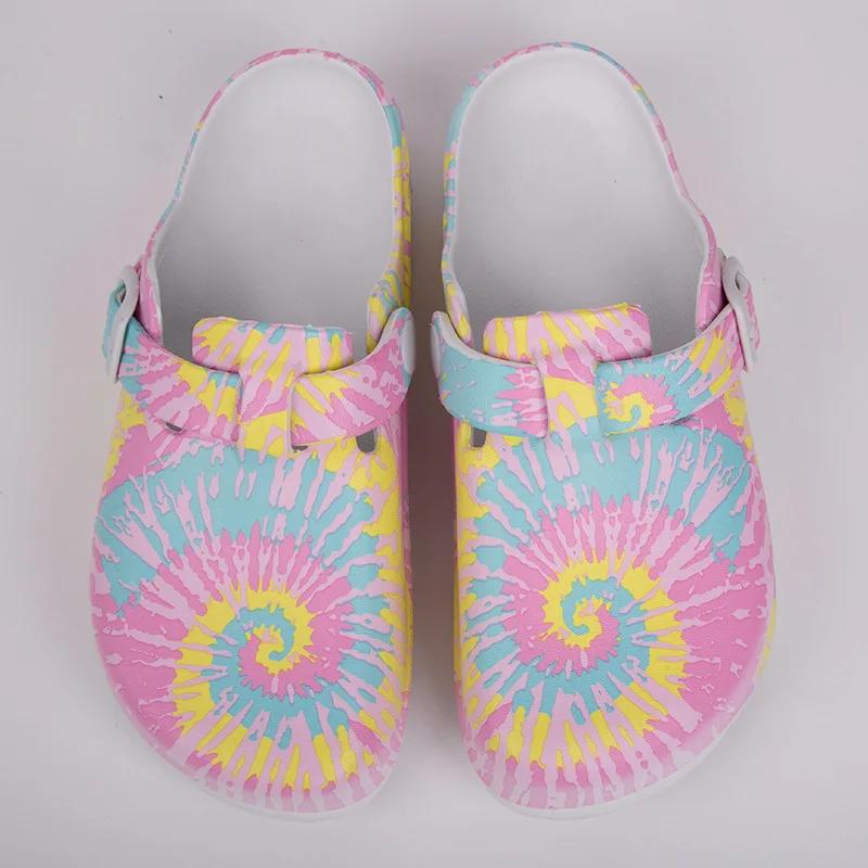 

Мода Мода женская уличная садовая обувь впечатление сандалии из ЭВА мягкая подошва защитная обувь креативная мультяшная обувь женщина 36