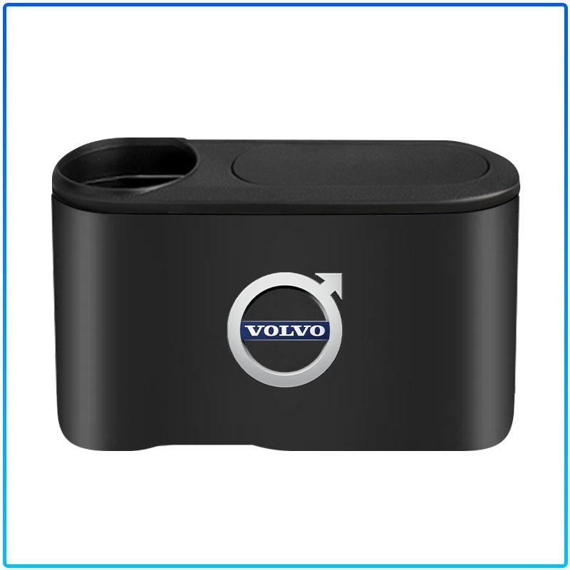 For Volvo XC90 XC60 XC70 XC40 V90 V60 V40 C70 C30 S80 1pcs Car Door Hanging Pressing Storage Case Auto Trash Can