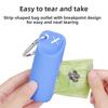 New Silicone Dog Poop Bags Holder Hands-Free Multi-functional Feces Collection Bag Leak Proof Dog Bags Dispenser Pet Supplies