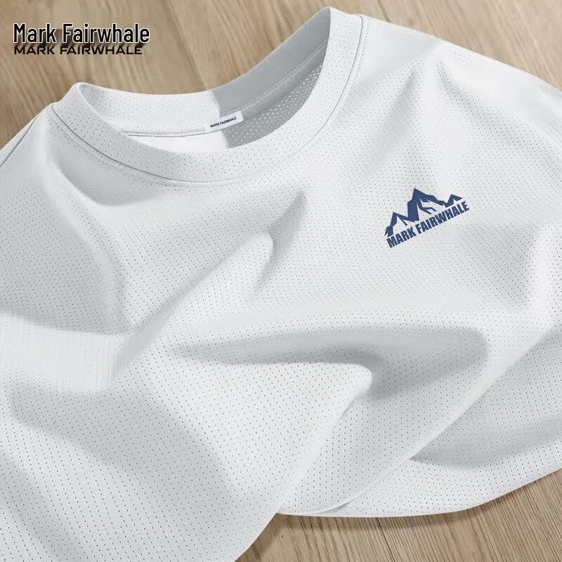 Mark Fairwhale Men's Ice Silk Breathable Casual T-Shirt