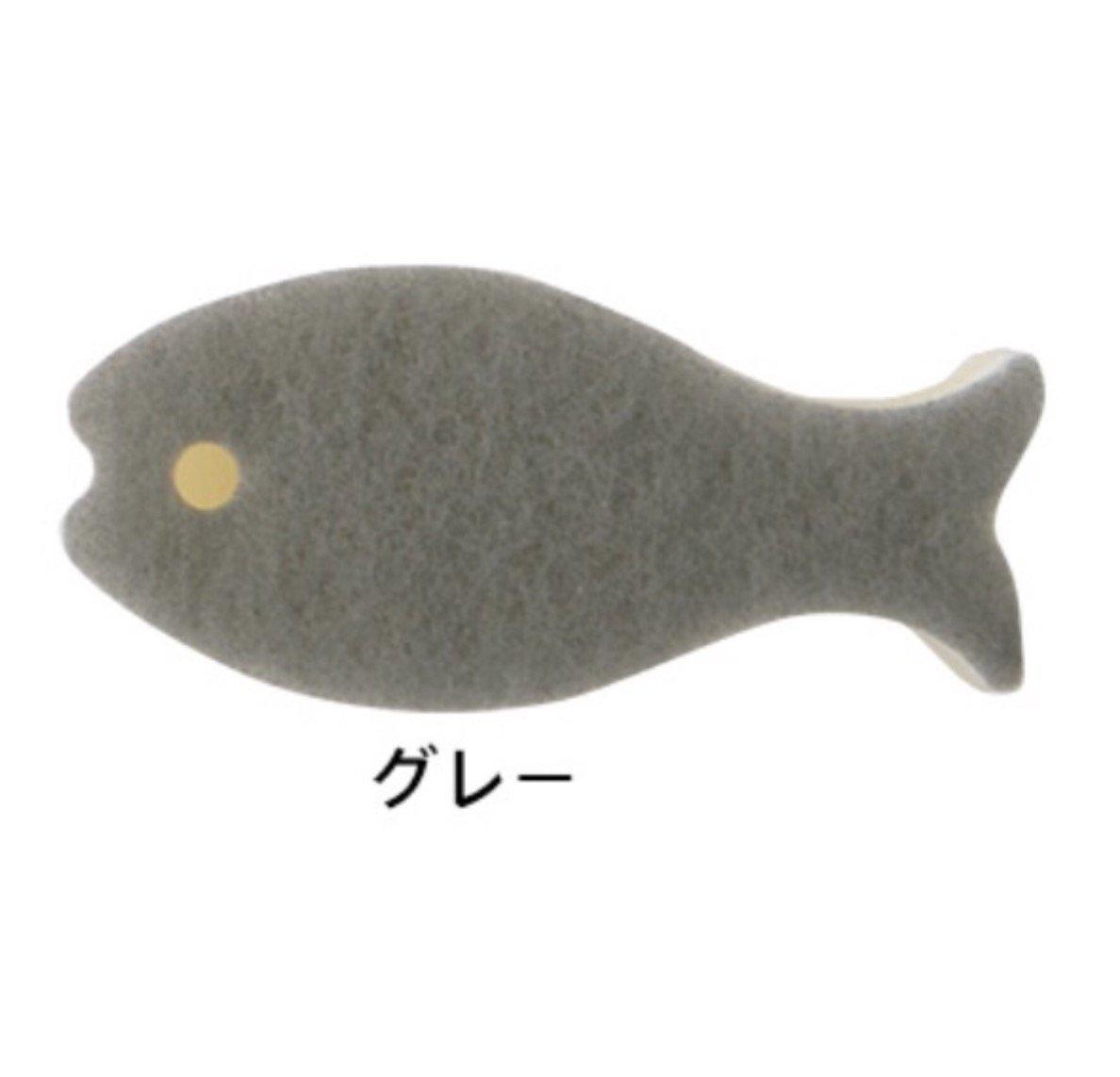 Набор губок Myrna Fish из 10 штук, серый, серый