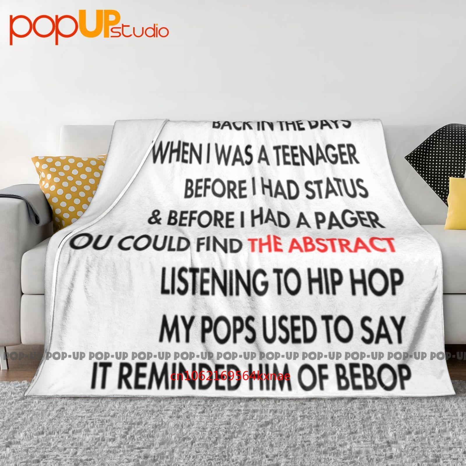 

A Tribe Called Quest Atcq Phife Dawg Pop Art Tribute Memorial Ultra-Soft Blanket Quilt Winter Sofa Cover Bed Covers 30x40in