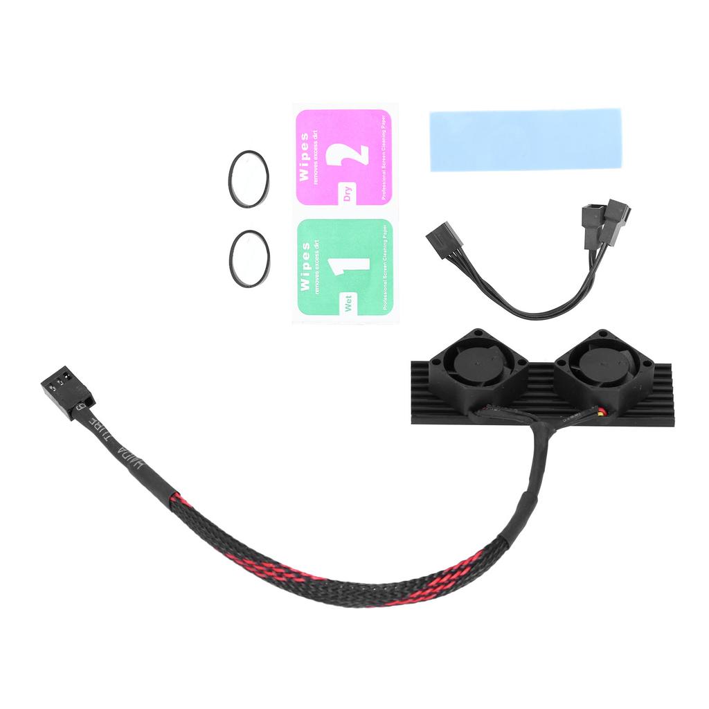 Heat Sink with Cooling Fan SolidState Radiators for Desktop Computers Ngff Nvme SATA3