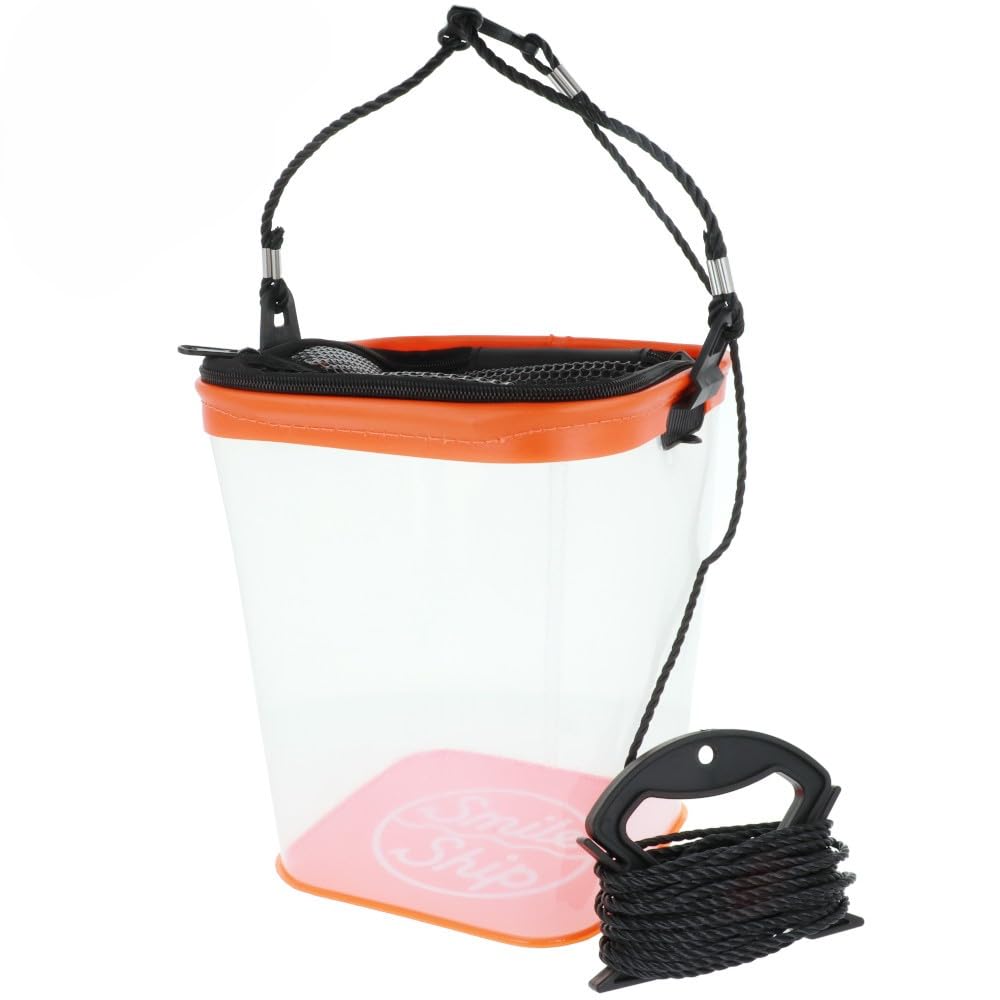 

Ведро Takamiya SmileShip прозрачное, оранжевое, 21 см, оранжевый