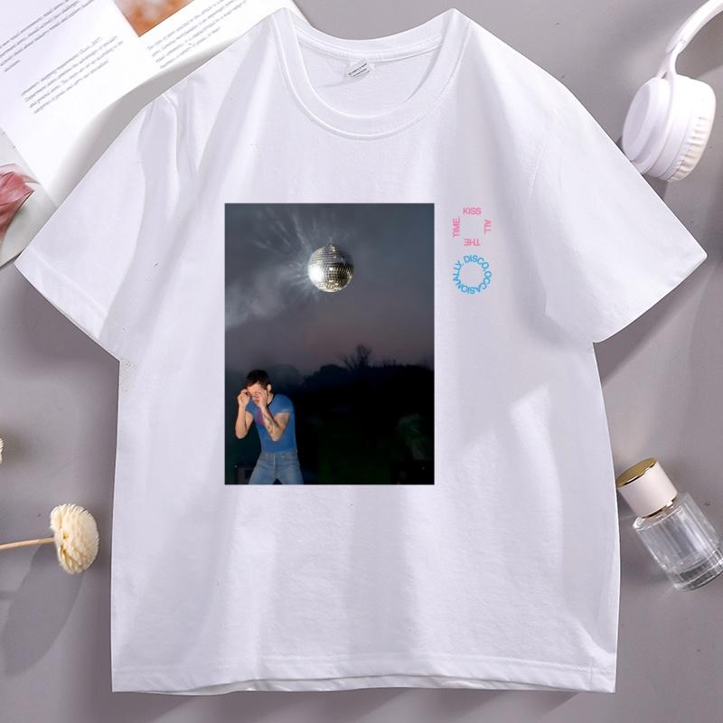 

Kiss All The Time Graphic T Shirts Unisex Women Trendy Cotton Tshirt Streetwear Concert Music Tshirt Round Neck Male Clothes Tops 4XL