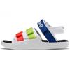 Unisex Classic Style Sandal White Blue Green Orange EF8032