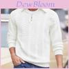 Hooded Zip Up Sweater For Men With Fleece Knit Fabric Casual Autumn Winter Wear