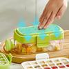 New Freezer Ice Cube Trays Outdoor Ice Water Bottle With Lid Straw Easy Demould Ice Maker Mold For Beer Juice