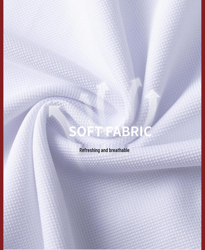 Custom Logo Quick Dry Short Sleeve Ice Silk Polo Shirt for Work or Advertising