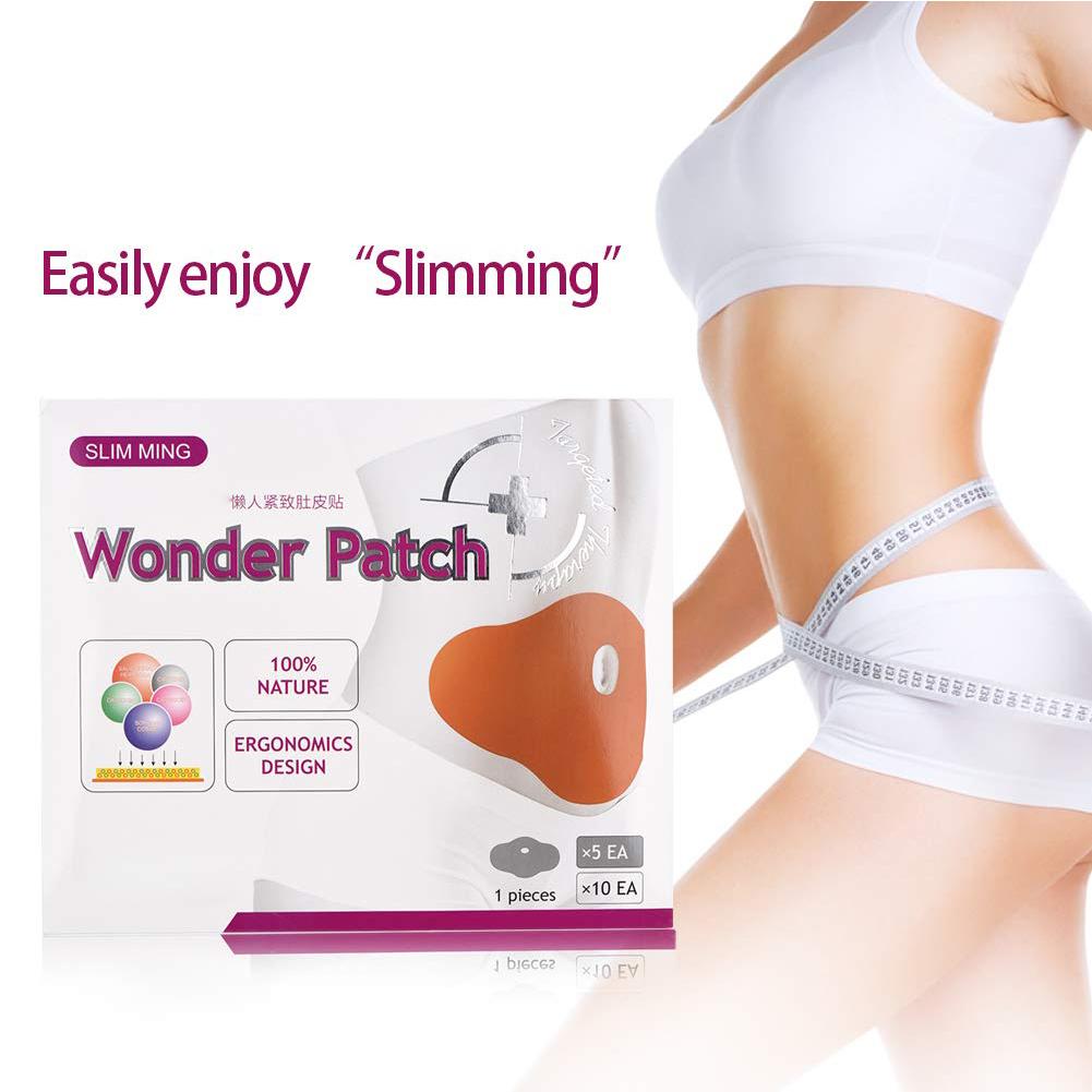 5pcs/Bag Lazy Weight Loss Belly Fat Burning Patches Stomach Abdomen Slimming Navel Stickers
