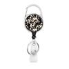 Flower Butterfly Chrysanthemum Doctor ID Badge Clip Lanyards Holder Porta Credencial  Reel Nurse Retractable Keychain Wholesale