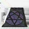Popular Him His Infernal Majesty Gothic Metal Blanket Autumn On Couch Coral Fleece Sofa Dedicated Home Decotation