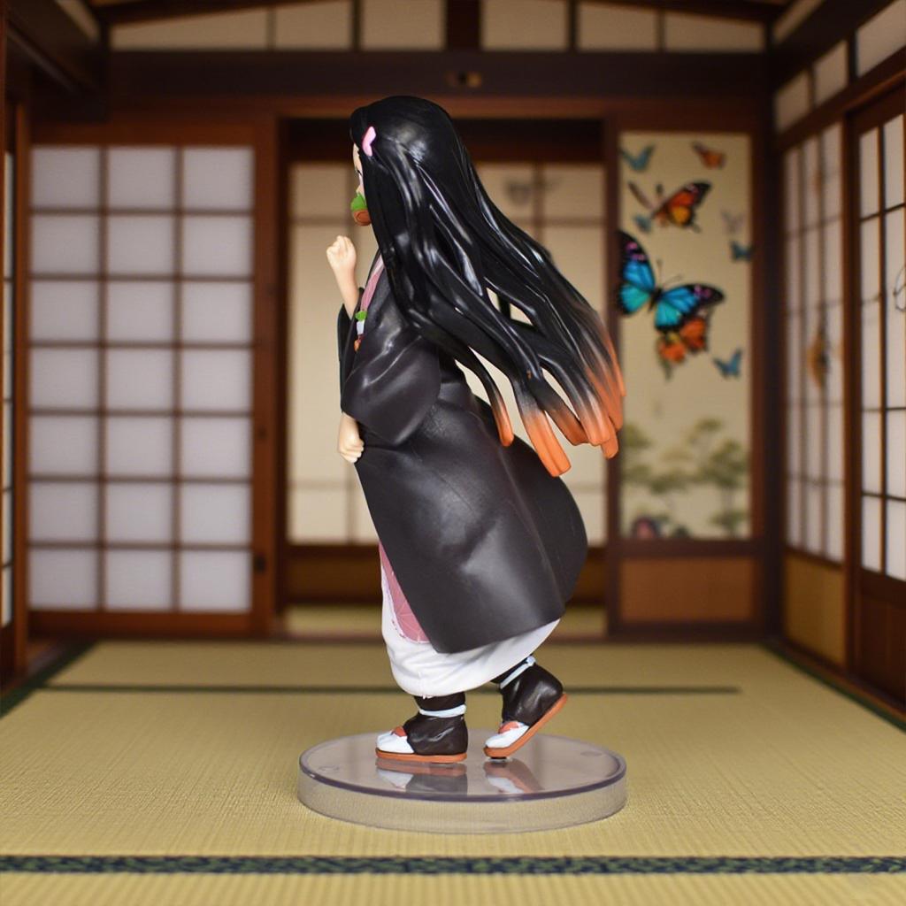 19cm/7.5in Anime Demon Slayer Figure Nezuko Figure Collection Statue Model Toy Gift