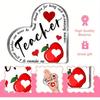 Teacher Heart-shaped Acrylic Gift, Unique Graduation Gift, Student Last Day of School Christmas Gift.Friend Blessing Living Study Room Home Decoration