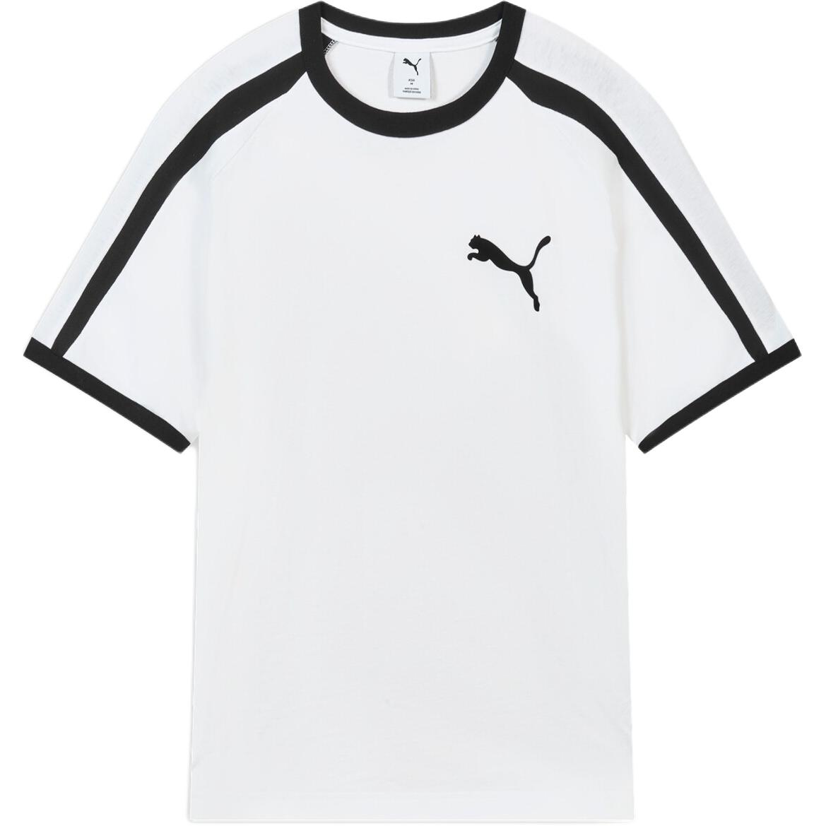 PUMA T Shirts Men s White 02 Crew Neck Moderate 639191-02 L